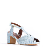 Therese 55 Distressed Denim in Deep Blue