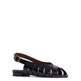Sophie 20 Polished Black Crocodile Leather Wallet