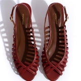 Carminho 40 Terracotta Glossy Stiletto Heels