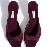 Mazy 55 Nubuck Fig in Violet