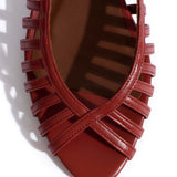 Carminho 40 Terracotta Glossy Stiletto Heels