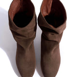 Lully 55 Veršienos Suede in Coffee Brown