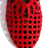 Sabrina 10 Rankomis Nertinė Oda - Ruby Raudona