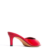Mazy 55 Polished Soft Calfskin in Ruby Red