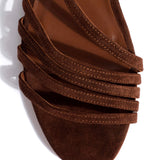 Naia 10 Chocolate Nubuck Leather