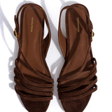 Naia 10 Chocolate Nubuck Leather