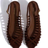 Carminho 40 Stiletto Suede Chocolate Heels