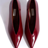 Phia 55 Pin Krentantis Polished Goat Leather Garnet