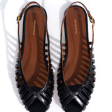 Carminho 10 Black Polished Goat Suede Shoes