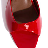Mazy 55 Polished Soft Calfskin in Ruby Red