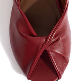 Magda 20 Silk Sheep Slippers in Garnet