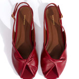 Magda 20 Silk Sheep Slippers in Garnet