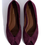 Tiffy Nubuck Fig Purple Slippers