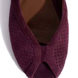 Tiffy Nubuck Fig Purple Slippers