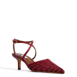 Schila Shimmering Sheep Slippers & Mesh Pomegranate