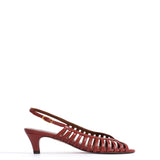 Carminho 40 Terracotta Glossy Stiletto Heels