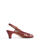 Carminho 40 Terracotta Glossy Stiletto Heels