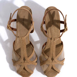 Therese 55 Tinkle Suede in Scirocco & Caramel