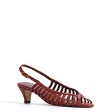 Carminho 40 Terracotta Glossy Stiletto Heels