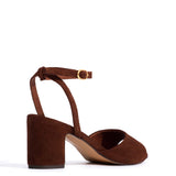 Jolie 55 Chocolate Nubuck Leather