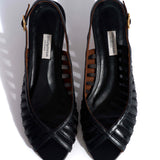 Carminho 40 Glossy Black Sheepskin with Mesh