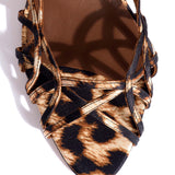 Scarlett 50 Leopard Print Satin Cat