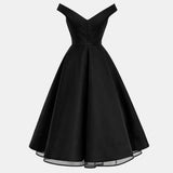 Virginia – Rochie midi cu corset încrucișat și fustă evazată