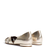 Sanni 20 Champagne Metal Goat with Cracks