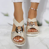 Daciana – Sandale cu toc wedge confortabile