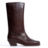 Tarisha Soft Veggie Mink Plush Calf - Coffee Brown