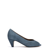 Tiffany Stiletto Suede in Denim Blue