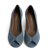 Tiffany Stiletto Suede in Denim Blue