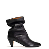 Vully 50 Stiletto Soft Black Calf Leather