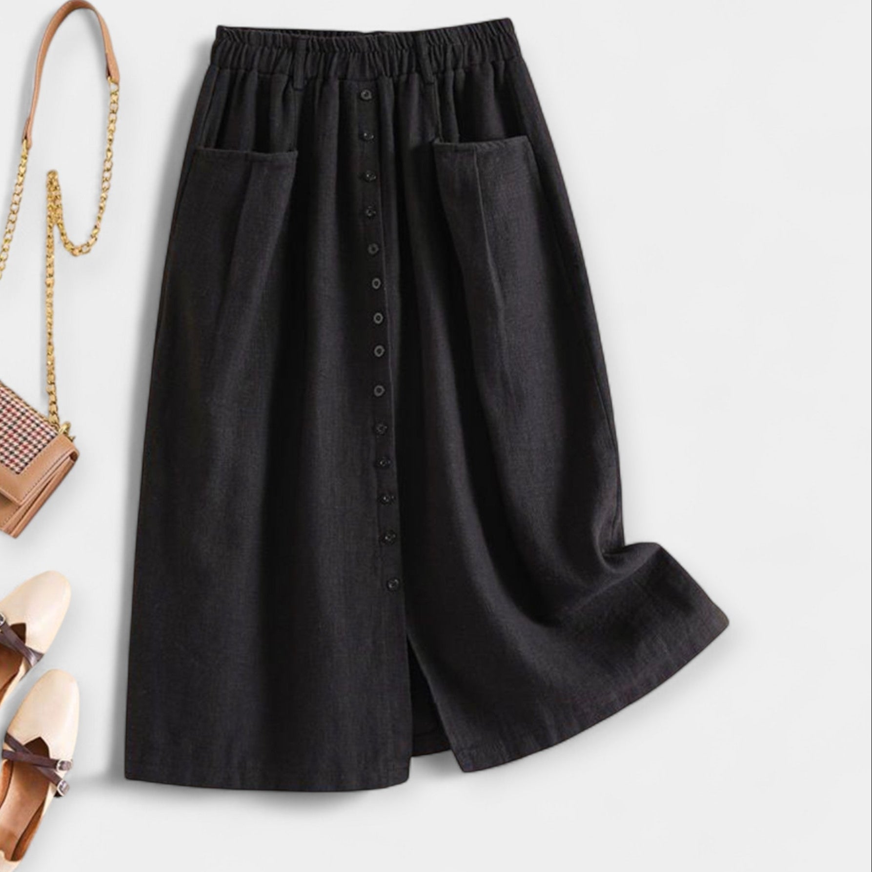 Talia | Retro Midi Skirt