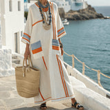 Mara – Rochie Caftan albastră din Grecia