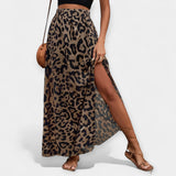 Isadora | Leopard Print Midi Skirt
