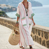 Ioana – Rochie Caftan jardin de mer