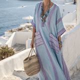 Liliana – Rochie Caftan mauve și orizont