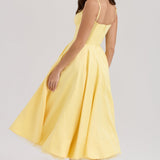 Raluca – Rochie midi din tul cu fustă amplă