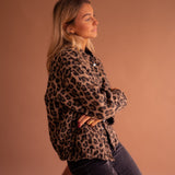 Lavinia – Jachetă cu imprimeu leopard