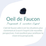 Bracelet "Ange Gardien" en Oeil de Faucon - larbredeschakras.com