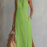 Luminița – Rochie halter ornamentală