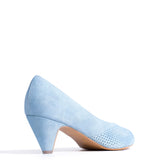 Tiffany Stiletto Blue Porcelain Nubuck Heels