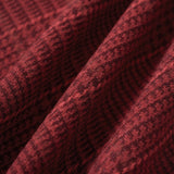 Raudona Plaid Dvigubo Uždarymo Striukė