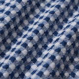Blue Plaid Padded Bikini Set