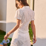 Balta Ruffles A-Line Mini Skirt
