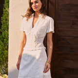 Balta Ruffles A-Line Mini Skirt