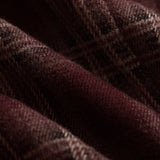 Raudona Plaid Viena Mygtuko Vyno Liemenė