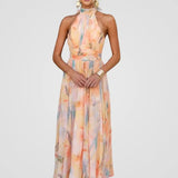 Roberta – Rochie midi cu imprimeu floral delicat